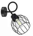 MARBELLA kinkiet 1P E27, max.60W, czarny