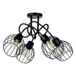 MARBELLA 4P E27, lampa wisząca, max. 4x60W, czarna
