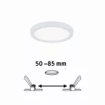 PAULMANN Plafoniera VariFit AREO LED 6.5W 500lm 4000K okrągla 118mm IP44 230V biały matowy / tworzywo sztuczne