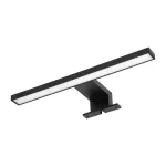 NORTES LED 5W, lampa nad lustro, 320lm, 4000K, dł. 30 cm, plastik, czarna