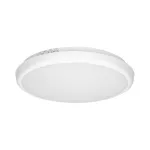 CERS LED 16W, plafon z mikrofalowym czujnikiem ruchu, 1300lm, IP65, 4000K, poliwęglan mleczny, biały, funkcja przyciemnienia