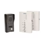 ELUVIO INTERCOM, zestaw domofonowy jednorodzinny, 5-żyłowy, z interkomem, bezsłuchawkowy, biały