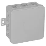 Puszka n/t CLICK IP54 12 przepustów kablowych 85x85x41mm szary 50 szt.