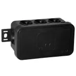 Puszka n/t CLICK IP54 8 przepustów kablowych 80x45x41mm czarny 100 szt.