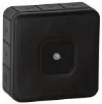 Puszka n/t PRO IP55 400V 12 przepustów gumowych 85x85x37mm czarny 60 szt.