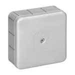 Puszka n/t PRO IP55 400V 12 przepustów gumowych 85x85x37mm szary