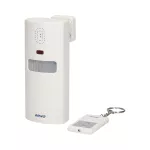 Alarm z wbudowaną syreną, sterowany pilotem, 6m, bateryjny