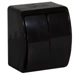 Łącznik świecznikowy n/t AQUATIC IP44 czarny, 10 szt.