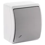 Łącznik schodowy n/t AQUATIC IP44 szary-grafit, 10 szt.
