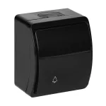 Przycisk dzwonek n/t AQUATIC IP44 czarny