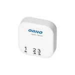 Nadajnik pojedynczy podtynkowy, do połączenia z dowolnym włącznikiem, do zdalnego sterowania przekaźnikami podtynkowymi i gniazdami, z nadajnikiem radiowym, ORNO Smart Home