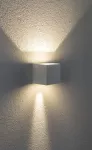 PAULMANN Oprawa elewacyjna CYBO LED 2x3W 2700K 355lm IP65 80x80mm 230V biały / aluminium
