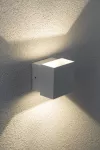 PAULMANN Oprawa elewacyjna CYBO LED 2x3W 2700K 355lm IP65 100x100mm 230V biały / aluminium