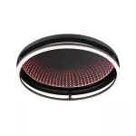 Plafoniera SPACEGLOW ONE LED 3D DIM RGB rainbow 38W 3900lm 3000-6500K pilot 230V czarny matowy / metal