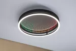 Plafoniera SPACEGLOW ONE LED 3D DIM RGB rainbow 38W 3900lm 3000-6500K pilot 230V czarny matowy / metal