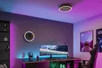 Plafoniera SPACEGLOW ONE LED 3D DIM RGB rainbow 38W 3900lm 3000-6500K pilot 230V czarny matowy / metal