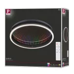 Plafoniera SPACEGLOW ONE LED 3D DIM RGB rainbow 38W 3900lm 3000-6500K pilot 230V czarny matowy / metal