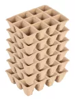 Rozsadniki torfowe małe (3x4 otwory) 16 x 12 x 4.5 cm, 5 sztuk