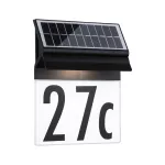 PAULMANN Oprawa elewacyjna NEDA LED solar czujnik ruchu zmierzchu 14lm 3000k IP4414lm czarna