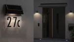 PAULMANN Oprawa elewacyjna NEDA LED solar czujnik ruchu zmierzchu 14lm 3000k IP4414lm czarna