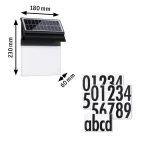 PAULMANN Oprawa elewacyjna NEDA LED solar czujnik ruchu zmierzchu 14lm 3000k IP4414lm czarna