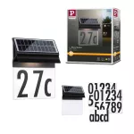 PAULMANN Oprawa elewacyjna NEDA LED solar czujnik ruchu zmierzchu 14lm 3000k IP4414lm czarna