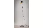 LAMPA PODŁOGOWA MOUSE, 0086, max.250V, 50/60Hz, 1*E27,  max.25 W, IP20, śr.8 cm, CZARNAO/ZŁOTA