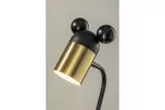 LAMPA PODŁOGOWA MOUSE, 0086, max.250V, 50/60Hz, 1*E27,  max.25 W, IP20, śr.8 cm, CZARNAO/ZŁOTA
