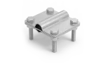 [NI V4A] Złącze uniwersalne drut / pręt 80x70mm; fi8/fi16mm