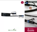PAULMANN Przewód połączeniowy Plug & Shine 2m 1in-2out IP68 czarny / tworzywo sztuczne