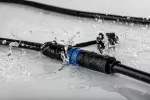 PAULMANN Przewód połączeniowy Plug & Shine 5m 1in-4out IP68 czarny / tworzywo sztuczne