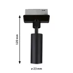 PAULMANN URail adapter do lampy wiszącej Czarny Mat 230V Metal/Tworzywo sztuczne