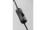 LAMPA PODŁOGOWA MOUSE, 0420, max.250V, 50/60Hz, 1*E27, max.25 W, IP20, śr.8 cm, GRANATOWO/ŻÓŁTA