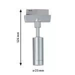 PAULMANN URail Universal adapter do zwisu Chrom mat 230V metal/tworzywo sztuczne