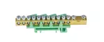 LISTWA ZACISKOWA 11X16 mm2,1x35mm2 - Zielona