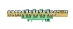 LISTWA ZACISKOWA 14X16 mm2,1x35mm2 - Zielona