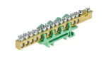 LISTWA ZACISKOWA 14X16 mm2,1x35mm2 - Zielona