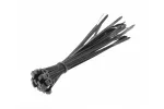 Nylonowe opaski zaciskowe 3,6 x 140 mm, 25 szt., czarne, odporne na promieniowanie UV