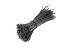 Nylonowe opaski zaciskowe 3,6 x 140 mm, 100 szt., czarne, odporne na promieniowanie UV
