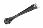 Nylonowe opaski zaciskowe 3,6 x 200 mm, 25 szt., czarne, odporne na promieniowanie UV