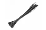 Nylonowe opaski zaciskowe 7,6 x 500 mm, 25 szt., czarne, odporne na promieniowanie UV