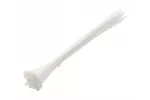 Nylonowe opaski zaciskowe 3,6 x 300 mm, 25 szt., białe, odporne na promieniowanie UV