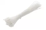 Nylonowe opaski zaciskowe 3,6 x 300 mm, 100 szt., białe, odporne na promieniowanie UV