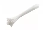Nylonowe opaski zaciskowe 4,8 x 200 mm, 25 szt., białe, odporne na promieniowanie UV