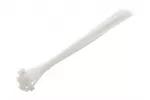 Nylonowe opaski zaciskowe 4,8 x 370 mm, 25 szt., białe, odporne na promieniowanie UV