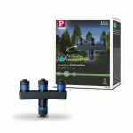 PAULMANN Rozdzielacz Plug & Shine 1in-3out IP68 czarny tworzywo sztuczne