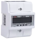 LICZNIK ENERGII ELEKTRYCZNEJ 3-FAZOWY LCD 100 A, 4-MOD TYP: LEM-50