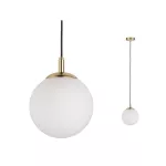 PAULMANN Neordic Menja Lampa wisząca max. 1x20W E27 230V Biały/Mosiądz Szczotkowany