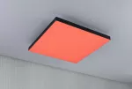 PAULMANN Plafoniera VELORA LED RGBW DIM Rainbow 19W 16900lm + pilot 450x450mm 3000-6500K 230V czarny / metal
