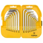 Klucze sześciokątne i Torx, zestaw 18 szt.